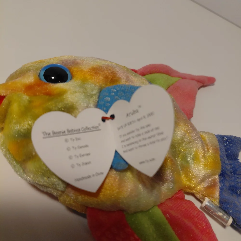 Colorful Plush Fish Toy for Pets